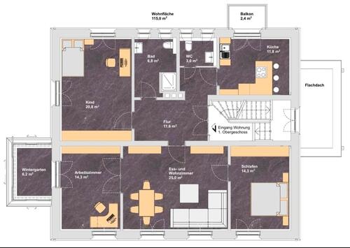 Foto - 4 Zimmer Etagenwohnung zur Miete in Immenhausen