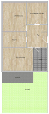 Foto - 2 Zimmer Erdgeschoßwohnung zur Miete in Traunreut