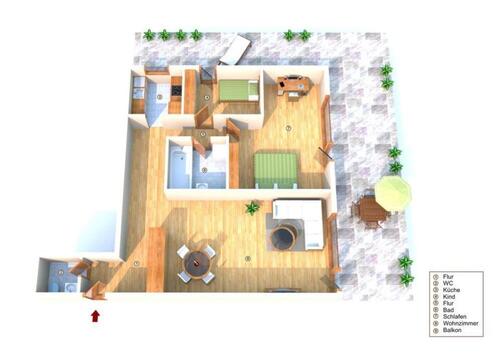 Foto - 3-Zi-Wohnung, barrierefrei & mit großem Balkon, Freiburg-Tiengen