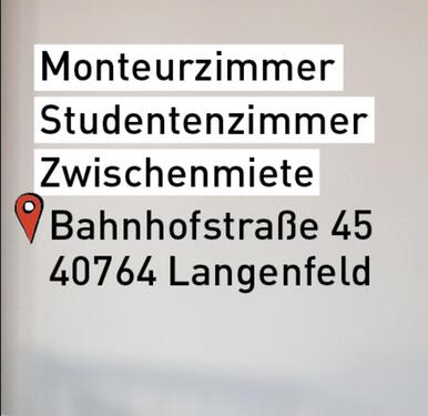 Foto - Monteurzimmer * Studentenzimmer * Zwischenmiete - Langenfeld