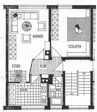Foto - 2 Zimmerwohnung in HofSaale - 380,00&nbsp;EUR Kaltmiete, ca.&nbsp; 48,00&nbsp;m&sup2;
