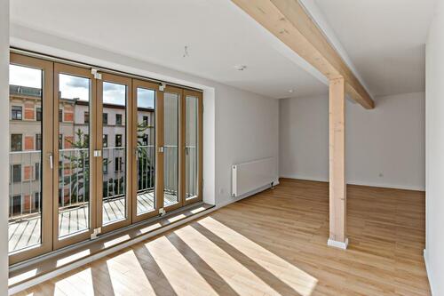 Foto - Großzügige 2-Zimmer-Dachgeschosswohnung mit Balkon und Blick auf die Markttürme