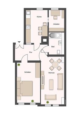 Foto - 3 Zimmer Etagenwohnung zur Miete in Dresden