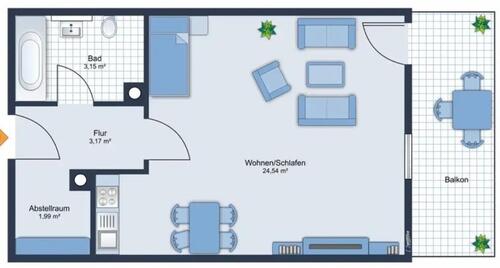 Foto - Etagenwohnung zur Miete in Ingolstadt