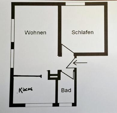 Foto - 2 Zimmer Etagenwohnung in Hof