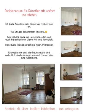 Foto - Probenraum zu Vermieten - 25,00 EUR Kaltmiete,
