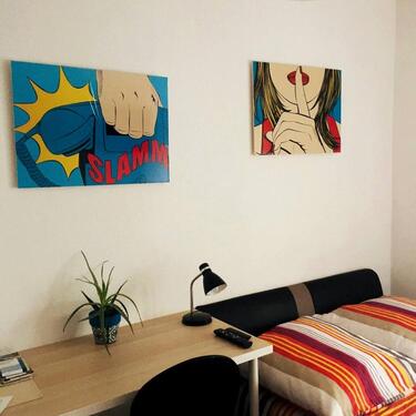Foto - Gemütliches kleines Privates Schlafzimmer in Wohngemeinschaft.