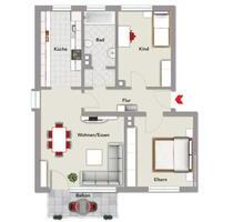 Helle 3 Zimmer Wohnung Mainz - 1.450,00&nbsp;EUR Kaltmiete, ca.&nbsp; 73,00&nbsp;m&sup2; in Hanau (PLZ: 63457) Großauheim