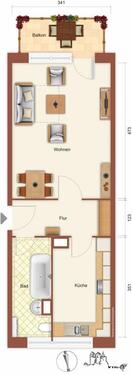 Foto - Etagenwohnung in Prenzlau zur Miete