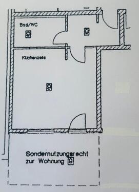 Foto - 1 Zimmer Terrassenwohnung zur Miete in Chemnitz