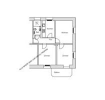 Schöne 3-Zimmer-Wohnung - 750,00 EUR Kaltmiete, in Würzburg (PLZ: 97082) Steinbachtal