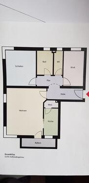 Foto - 3 Zimmer Etagenwohnung zur Miete in Vilshofen an der Donau