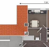 Gemütliche 3-Zimmer-Dachgeschosswohnung in Roßwein