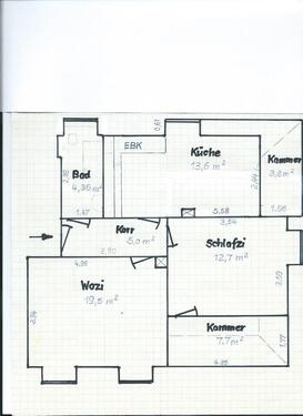 Foto - 2 Zimmer Dachgeschoßwohnung zur Miete in Dresden