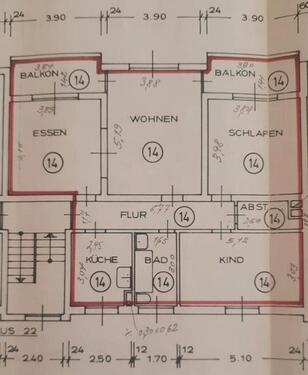 Foto - Attraktive 3-Raumwohnung 98m² im Zentrum von Wolfenbüttel