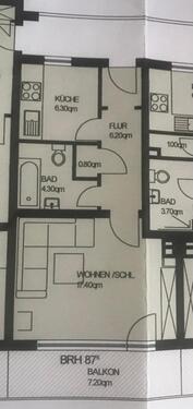 Foto - Helle, sanierte 1-Zimmer Whg. in ruhiger Lage von W-Ronsdorf