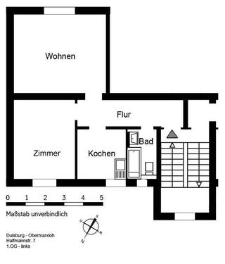 Foto - 2 Zimmer Etagenwohnung zur Miete in Duisburg