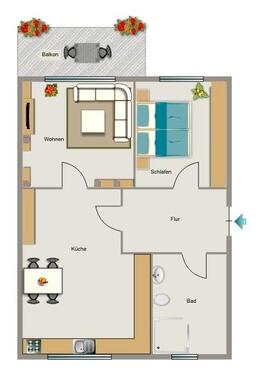 Foto - 2.5 Zimmer Etagenwohnung zur Miete in Bochum