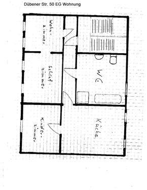 Foto - 3 Raum Wohnung Delitzsch zentrumsnah Dübener Str. 50 Delitzsch
