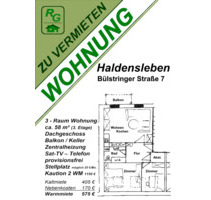 Wohnung in Haldensleben BÜ-7-HDL