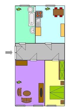 Foto - Etagenwohnung zur Miete in Zittau