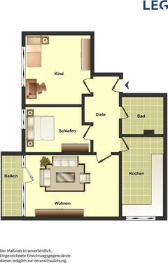 Foto - 3 Zimmer Etagenwohnung zur Miete in Hamm