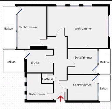 Foto - 4 Zimmer Etagenwohnung zur Miete in Bad Lauterberg im Harz