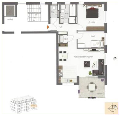 Foto - Etagenwohnung zur Miete in Altshausen