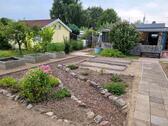 Foto - gepflegter Garten mit Bungalow in Kleingarten Anlage Damerow