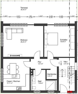 Foto - 2 Zimmer Etagenwohnung zur Miete in Strullendorf