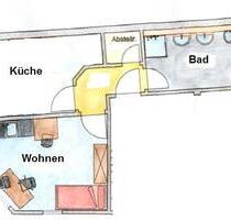 Großzügige 1-Raumwohnung (01) im Zentrum - Ilmenau