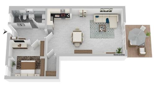 Foto - 2 Zimmer Erdgeschoßwohnung zur Miete in Idar-Oberstein