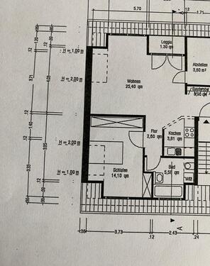 Foto - 2-Zi.-DG-Whg. in Lüneburg, Balkon, Aussicht, ca.58qm