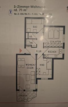 Foto - 3-Zimmer-Erdgeschosswohnung mit Garten