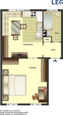 Foto - 2 Zimmer Etagenwohnung zur Miete in Düsseldorf