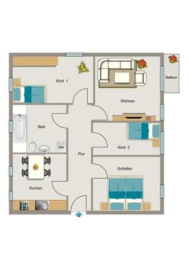 Foto - 4 Zimmer Etagenwohnung zur Miete in Bochum