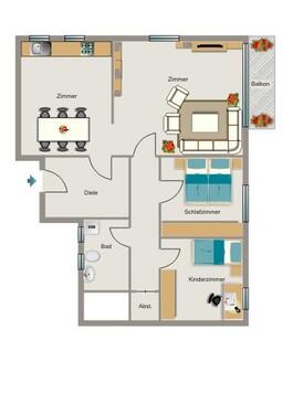 Foto - 4 Zimmer Etagenwohnung zur Miete in Bottrop