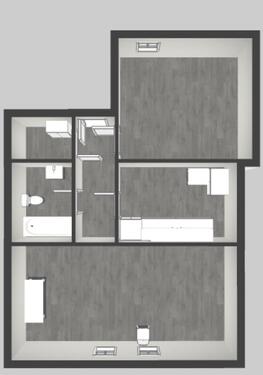 Foto - 2 Zimmer Dachgeschoßwohnung zur Miete in Hundsangen