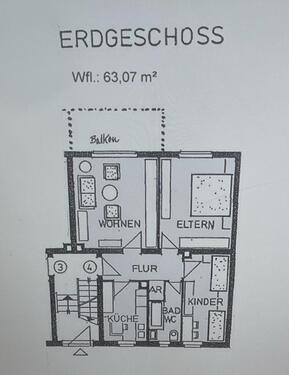 Foto - 3 Zimmer Erdgeschoßwohnung zum Kaufen in Nürnberg
