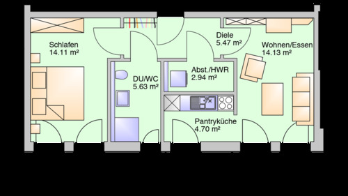 Foto - Etagenwohnung zur Miete in Bitburg