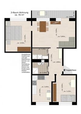 Foto - 3 Zimmer Etagenwohnung in Dessau-Roßlau