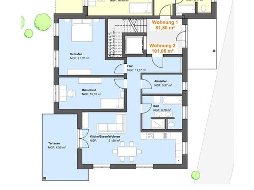 Foto - Wohnung (Nr.2) im Neubau zu vermieten - nachhaltig und ruhig