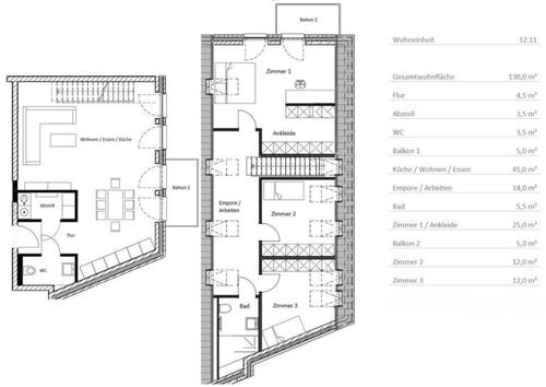 Foto - 4 Zimmer Etagenwohnung zur Miete in Steinfurt