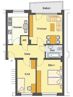 Foto - 3 Zimmer Etagenwohnung zur Miete in Lünen