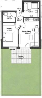 Foto - 2 Zimmer Erdgeschoßwohnung zur Miete in Ahrensburg