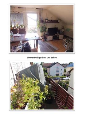 Foto - 3-4- Zimmer- Dachgeschosswohnung mit Balkon