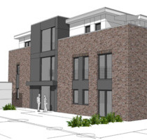 Erstbezug: 3‑Zimmer‑Neubauwohnung (89qm) mit Terrasse und Garten - Damme