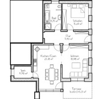 2-Zimmer Wohnung mit Garten und Carport in Reischach
