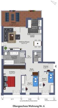 Foto - Etagenwohnung in Auenwald