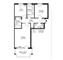 Helle 3-Zi Whg mit Balkon in Trudering zu vermieten - München Berg am Laim